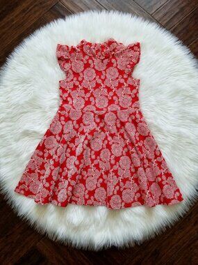 Janie and Jack Floral Jacquard Dress Size 3T